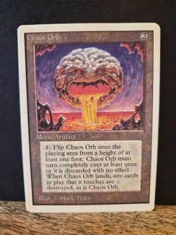Chaos Orb Unlimited Artifact Rare Colorless 2 MTG Unlimited NM Condition - Image 1