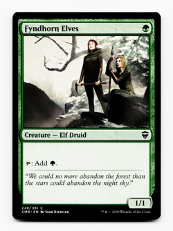 Fyndhorn Elves [Commander Legends] Magic MTG - NM 🌳 - Image 1