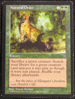 Natural Order - MTG Magic the Gathering - Visions *LP* - Image 1