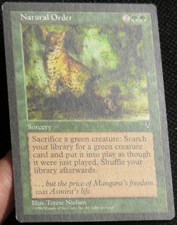 Natural Order - MTG Magic the Gathering - Visions *LP* - Image 3