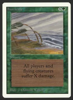***Unlimited Hurricane*** MTG Unlimited Magic Kid Icarus - Image 1