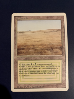 Savannah Revised Edition Regular MTG Dual Land Magic the Gathering - Image 1