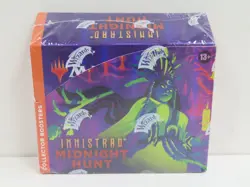 2021 Magic The Gathering Innistrad Midnight Hunt Sealed Collector Booster Box - Image 1