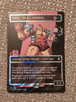 Krang, The All-Powerful, 0086 - Borderless, Surge Foil - TMNT MTG - NM/M - Image 1