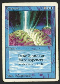 ***Unlimited Braingeyser*** MTG Unlimited Magic Kid Icarus - Image 1