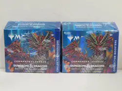 (2) Lot 2022 Battle for Baldur's Gate Commander Legends Collector Booster Box - Image 1