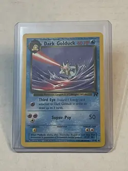 VTG Pokemon TCG Dark Golduck 37/82 Team Rocket Non Holo Unlimited WOTC 2000 - Image 1