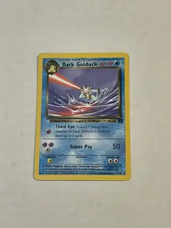 VTG Pokemon TCG Dark Golduck 37/82 Team Rocket Non Holo Unlimited WOTC 2000 - Image 3