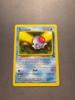 Pokemon TCG - Tentacool - Fossil Unlimited - 56/62 - Wizards 1999-2000 - Image 1