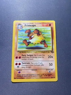 Pokemon TCG - Primeape - Jungle Set Unlimited - 43/64 - 1999-2000 Wizards - Image 1