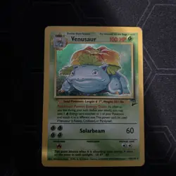 Pokemon Venusaur Base Set 2 18/130 Vintage 1999 Holo Card in mp - Image 1