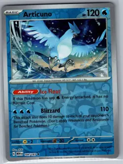 Articuno 144/165 Reverse Holo SV: Scarlet & Violet 151 - Pokemon Card - NM - Image 1