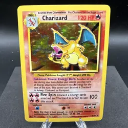 Pokemon Charizard Base Set 4/102 Holo Unlimited - Image 1