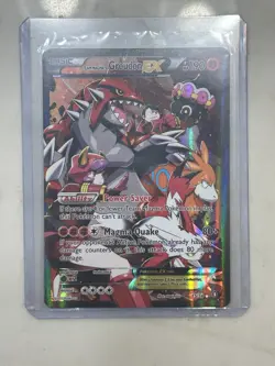 Pokemon TCG Team Magma's Groudon EX Double Crisis Card 15/34 Near Mint Condition - Image 1
