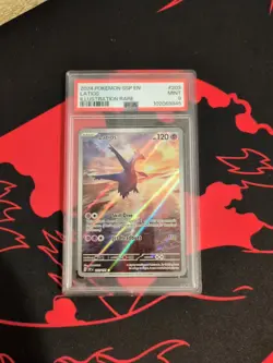 Pokemon Latios 203/191 Sv08: Surging Sparks PSA 9 Illustration Rare Holo English - Image 3