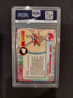 PSA 9 Hitmonchan Foil Topps Pokemon Animation Series 2 - Image 2