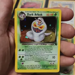 Pokemon Dark Arbok Team Rocket Holo Rare 2/82 60 HP English 2000 WOTC - Image 1