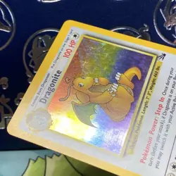 Pokemon 1999 Dragonite 4/62 Fossil Holo LP - Image 5