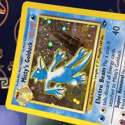 Misty's Golduck 12/132 Holo Rare Pokemon Gym Challenge MP - Image 3