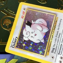 Pokemon 1999 Clefairy Holo Rare Base Set 5/102 LP - Image 3