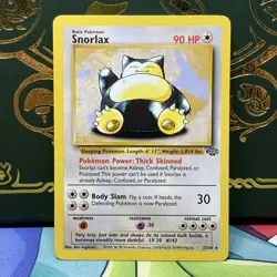 Snorlax 27/64 Jungle 1999 Pokemon Regular Non-Holo NM - Image 3