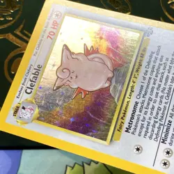 Pokemon TCG Clefable #1/64 Jungle Set Unlimited Holo Rare WOTC VTG 1999 LP - Image 4