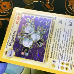 Magneton 11/62 Holo Rare Fossil Pokemon Unlimited Holo LP - Image 3