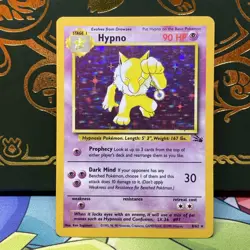 1999 Pokmeon Hypno 8/62 Holo Rare Fossil Set Pokemon LP - Image 1