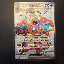 Pokemon Charizard ex 215/197 SV03: Obsidian Flames Holo NM *Free Shipping* - Image 2