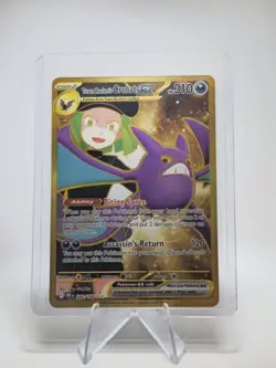 Pokemon Team Rocket's Crobat ex Sv10 Destined Rivals 242/182 Hyper Rare Full Ar… - Image 3