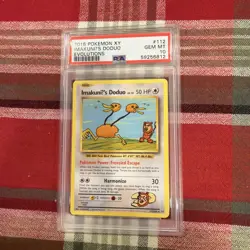 2016 POKEMON XY EVOLUTIONS #112 IMAKUNIU'S DODUO PSA 10 - Image 1