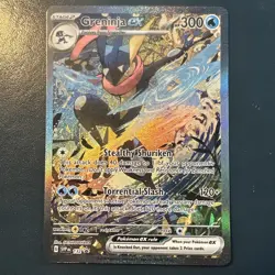 Pokemon TCG Greninja EX 132 Shrouded Fable Promo Special Illustration - Image 1