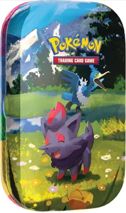 Pokemon TCG Ascended Heroes Mini Tin Zorua & Cramorant New Sealed In Hand - Image 1