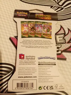 Pokemon TCG: Sword & Shield - Evolving Skies Sleeved Booster - Image 2
