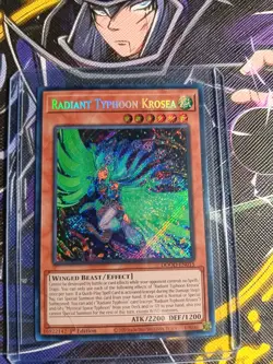 Konami Radiant Typhoon Krosea Yu-Gi-Oh! Effect Card 1st Edition Holo DOOD-EN015 - Image 1