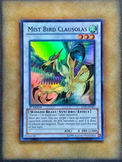 Yugioh Mist Bird Clausolas JOTL-EN043 Super Rare 1st Ed NM - Image 1