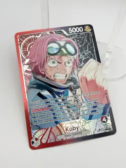 Koby Alternate Art OP11-001 L A Fist of Divine Speed Foil NM One Piece TCG - Image 2