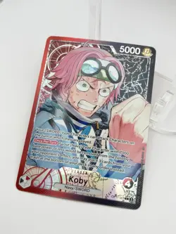 Koby Alternate Art OP11-001 L A Fist of Divine Speed Foil NM One Piece TCG - Image 3