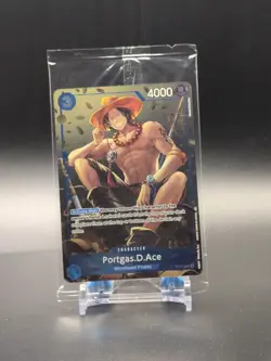 One Piece TCG: Portgas D. Ace P-074 Promo Tin Pack Set Vol. 2 Sealed English - Image 1