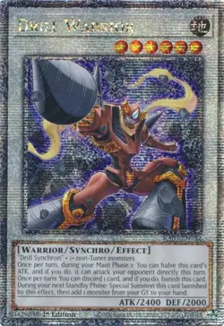 Yugioh! LP Drill Warrior - RA03-EN232 - Quarter Century Secret Rare - 1st Editio - Image 1