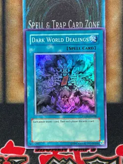 Yugioh Dark World Dealings STON-EN038 Super Rare LP - Image 1