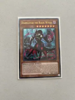 Yugioh Diabellstar the Black Witch OP26-EN001 Ultimate Rare Unlimited NM - Image 1