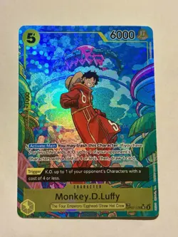 Monkey.D.Luffy (TR) OP07-109 Two Legends Foil Treasure Rare One Piece TCG - Image 1