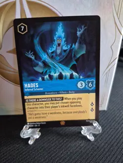 Disney Lorcana Hades Infernal Schemer Legendary Fabled 151/204 EN-9 Near Mint - Image 1