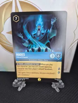 Disney Lorcana Hades Infernal Schemer Legendary Fabled 151/204 EN-9 Near Mint - Image 2