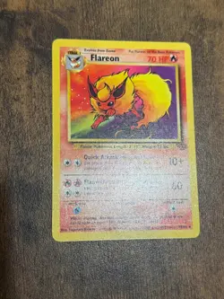 Pokemon Card - Flareon from the Jungle Set - Trading Card Game - Image 3
