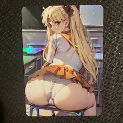 Sailor Moon Booty waifu card Anime Waifu 🌙 Double sided - Image 1