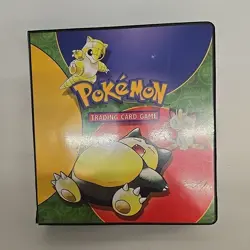 Vintage 1999 Pokemon Trading Card Wizards 3-Ring Binder (With Cards) - Image 1