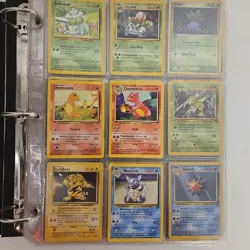 Vintage 1999 Pokemon Trading Card Wizards 3-Ring Binder (With Cards) - Image 2