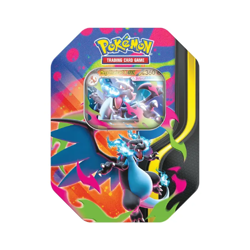 Pokemon Trading Card Game TCG Mega Charizard X Ex Tin Factory Sealed - Image 1